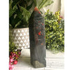 African Bloodstone Chunky Tower: A polished crystal tower known for its deep green and red hues, perfect for healing.