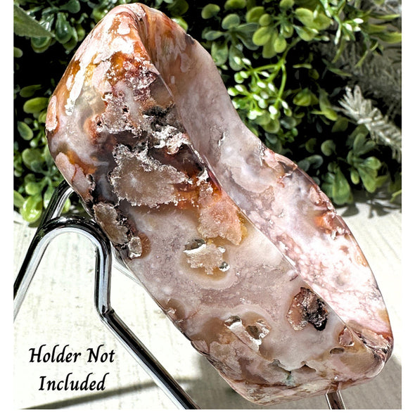 Genuine Pink Amethyst Flower Agate Bowl