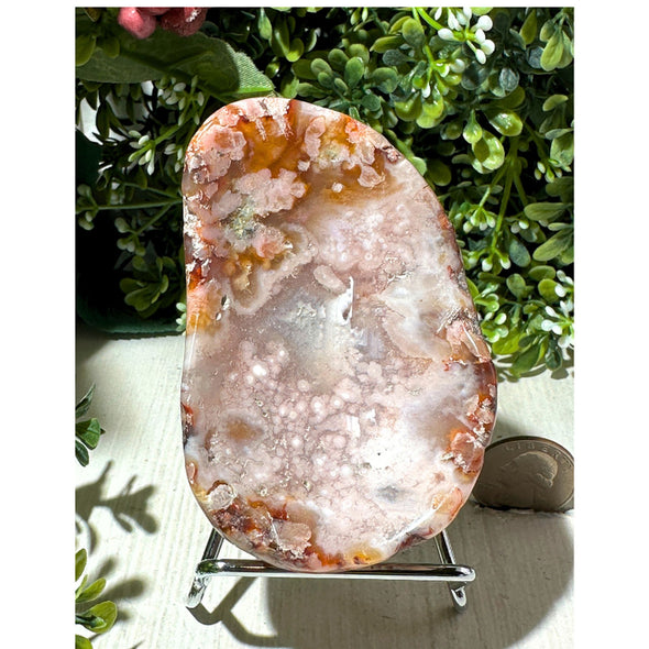 Genuine Pink Amethyst Flower Agate Bowl