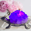 Dream Amethyst Turtle Night Light providing a calming glow, perfect for meditation, relaxation, and home decor.