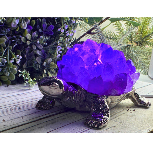 Dream Amethyst Turtle Night Light