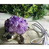 Dream Amethyst Turtle Night Light providing a calming glow, perfect for meditation, relaxation, and home decor.