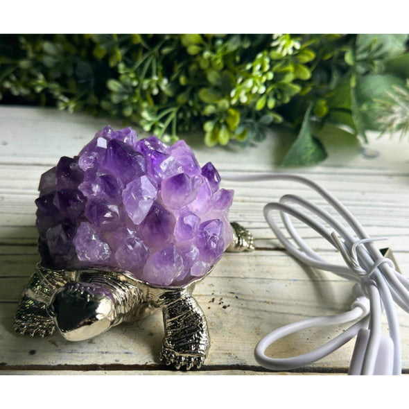 Dream Amethyst Turtle Night Light