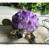 Dream Amethyst Turtle Night Light providing a calming glow, perfect for meditation, relaxation, and home decor.