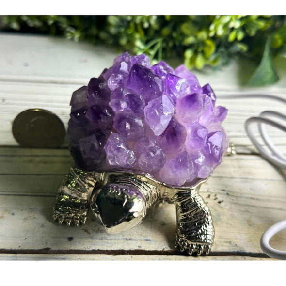 Dream Amethyst Turtle Night Light