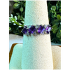 Natural Amethyst Adjustable Banded Ring: Elegant and versatile, featuring a stunning purple gemstone. Perfect for everyday wear or special occasions.