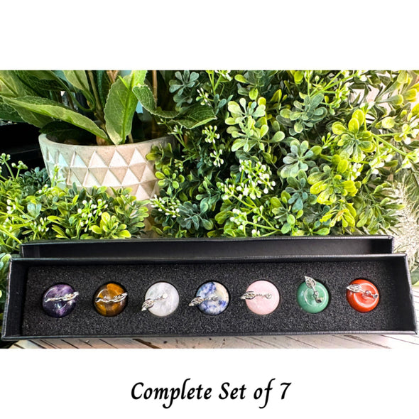 7 Apple Gemstone Crystal Gift Set