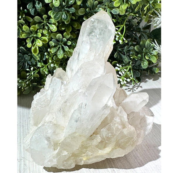 1.2 Lb Natural Raw Candle Quartz Cluster