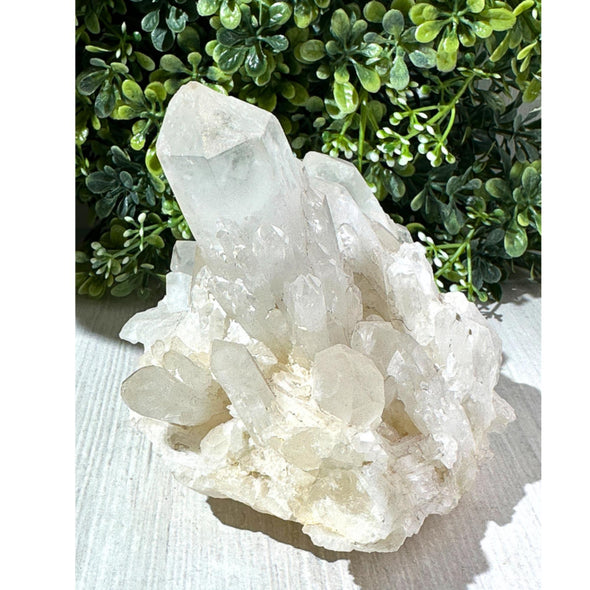1.2 Lb Natural Raw Candle Quartz Cluster