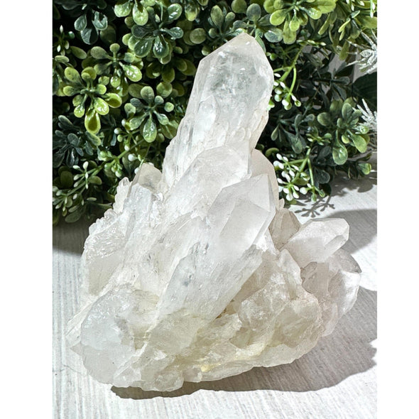 1.2 Lb Natural Raw Candle Quartz Cluster