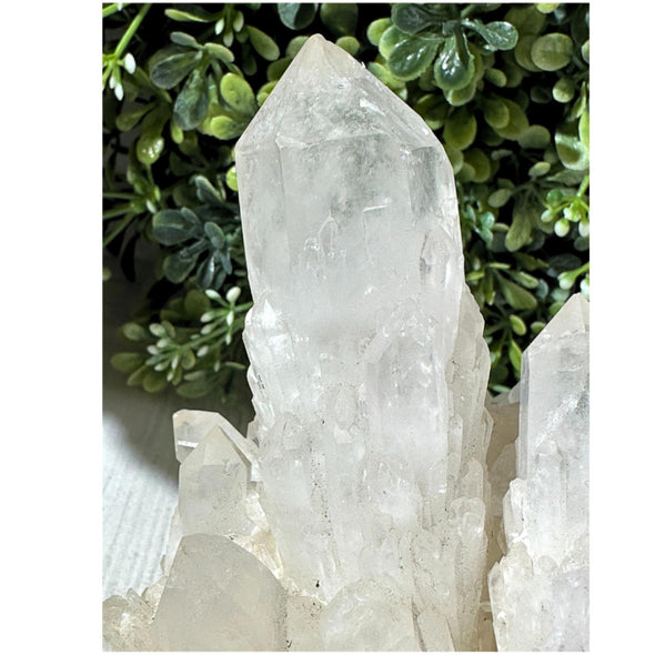 1.2 Lb Natural Raw Candle Quartz Cluster