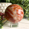 Druzy Carnelian Crystal Sphere - Crystal Heart Journeys