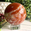 Druzy Carnelian Crystal Sphere - Crystal Heart Journeys