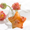 Radiant Carnelian Crystal Star Carving – Energizing stone for motivation, creativity, and courage, shaped into a star.