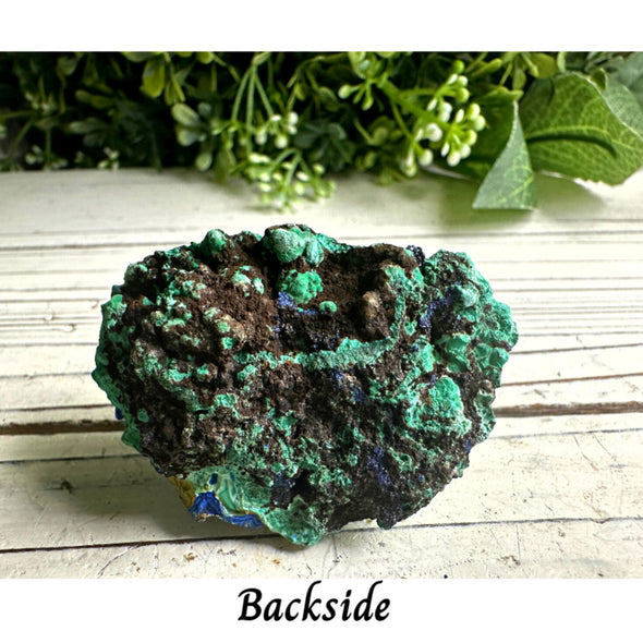 Azurite Malachite Geode Cluster