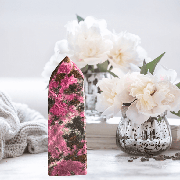 Pink Cobaltoan Calcite Crystal Point