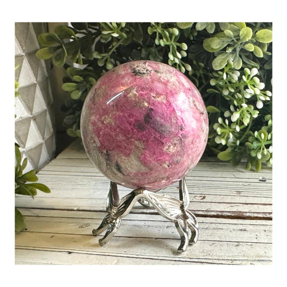 Pink Cobalto Calcite Crystal Ball