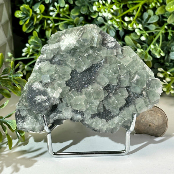 Fluorite Specimen With Galena Inclusions