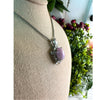 Delicate Kunzite Crystal Turtle Pendant Necklace for women, perfect for adding a touch of healing energy and elegance to any outfit.