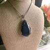 Blue Labradorite Pendant Necklace: Elegant jewelry with shimmering hues, perfect for adding mystical charm to any outfit.