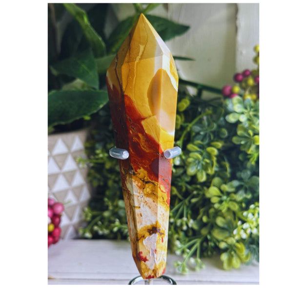 Mookaite Crystal Wand With Stand