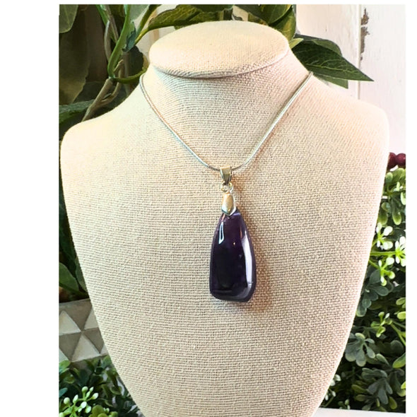 Uruguay Amethyst Pendant Necklace