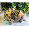 Picture Stone Jasper Elephant Carving—elegant and detailed, this sculpture combines natural beauty with calming energy for a unique decor piece.