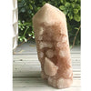 Pink Amethyst Geode Tower: Stunning natural crystal tower showcasing unique formations and soft pink hues for elegant decor.