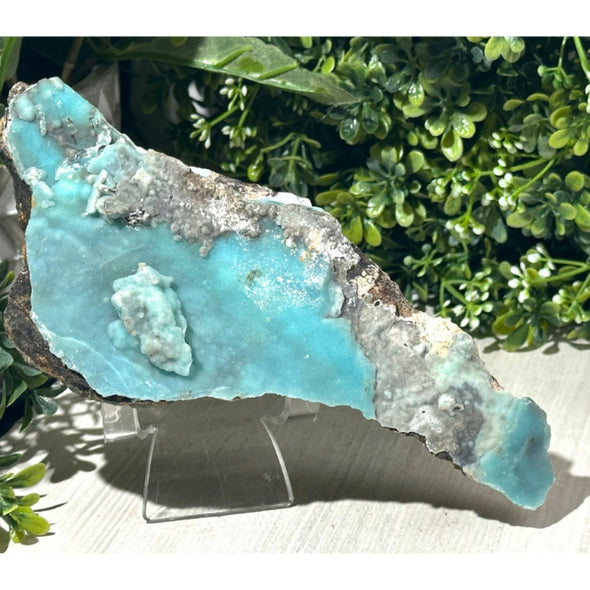 Natural Raw Blue Hemimorphite Specimen