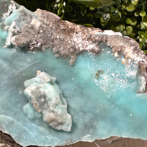 Natural Raw Blue Hemimorphite Specimen