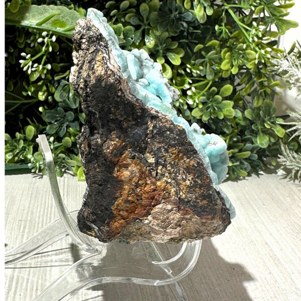 Natural Raw Blue Hemimorphite Specimen