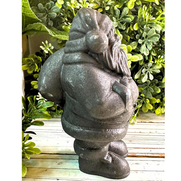 Shungite Stone Christmas Santa Figurine