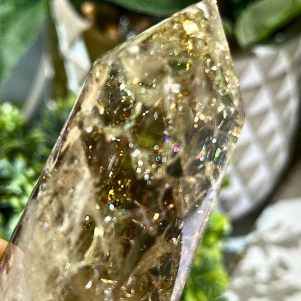 Smoky Citrine Quartz Crystal Point