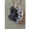 Raw Sugar Fluorite Crystal Pendant Necklace showcasing vibrant colors, perfect for healing and stylish wear.