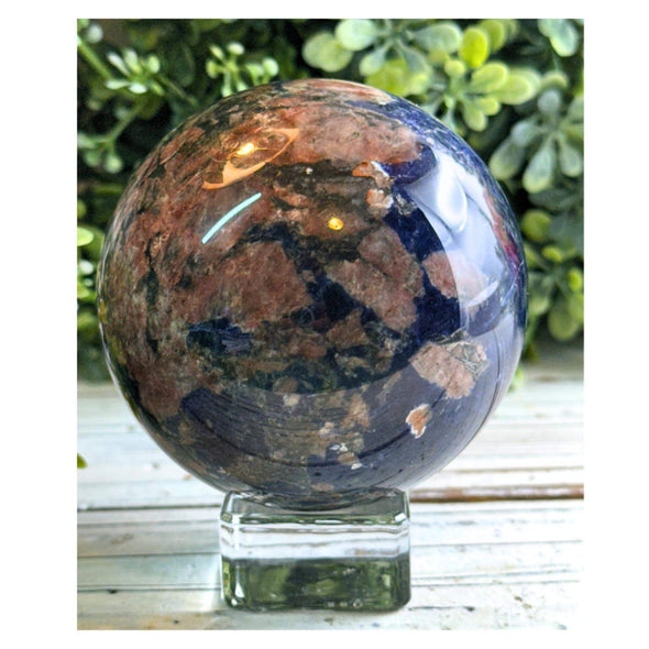 Blue Sunset Sodalite Crystal Sphere