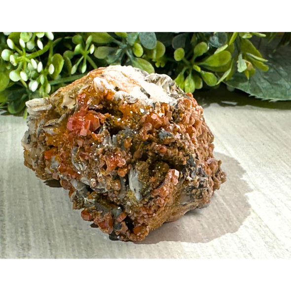 Red Vanadinite Crystal Specimen