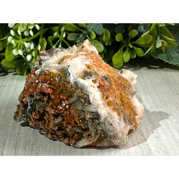 Red Vanadinite Crystal Specimen