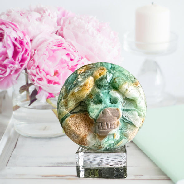 Genuine Variscite Crystal Sphere